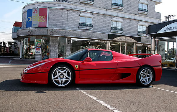 1995 フェラーリ F50 側面